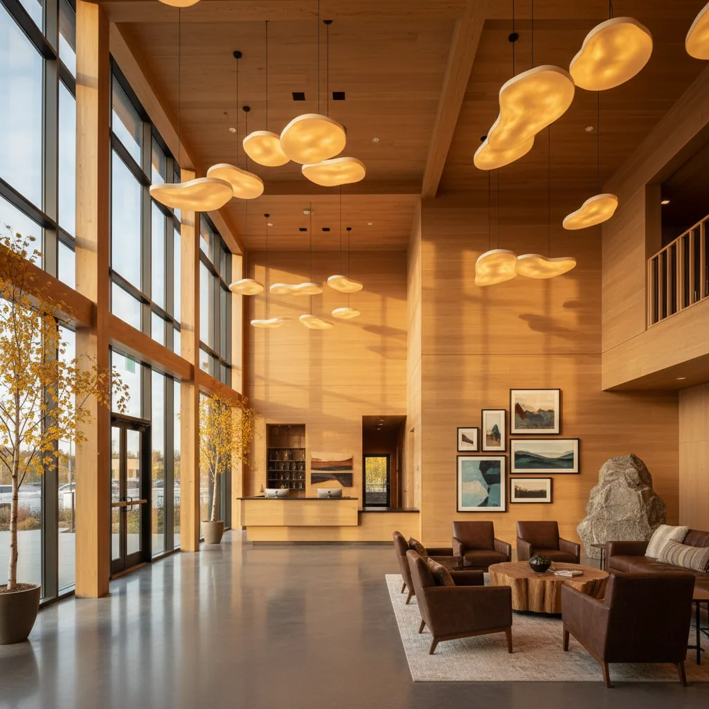 Contemporary Anchorage boutique hotel lobby