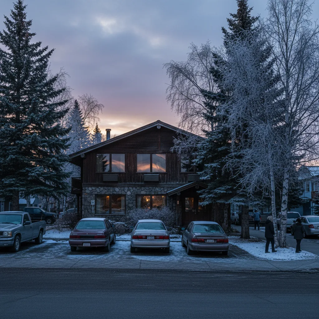 Lodge-style hotel in Anchorage's Spenard area